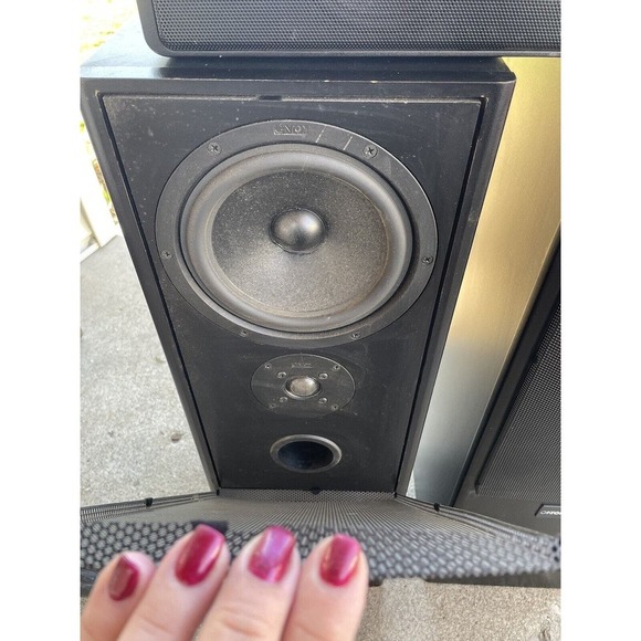 Canton Fonum 501 DC speakers ( set of 3 ) 1994 Germany Made Hi-Fi Audiophile - Picture 5 of 15